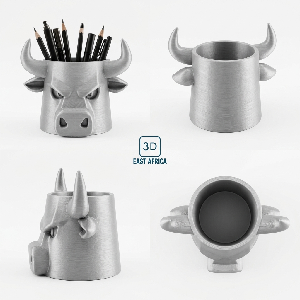 3D Printed Angry Bull Organizer