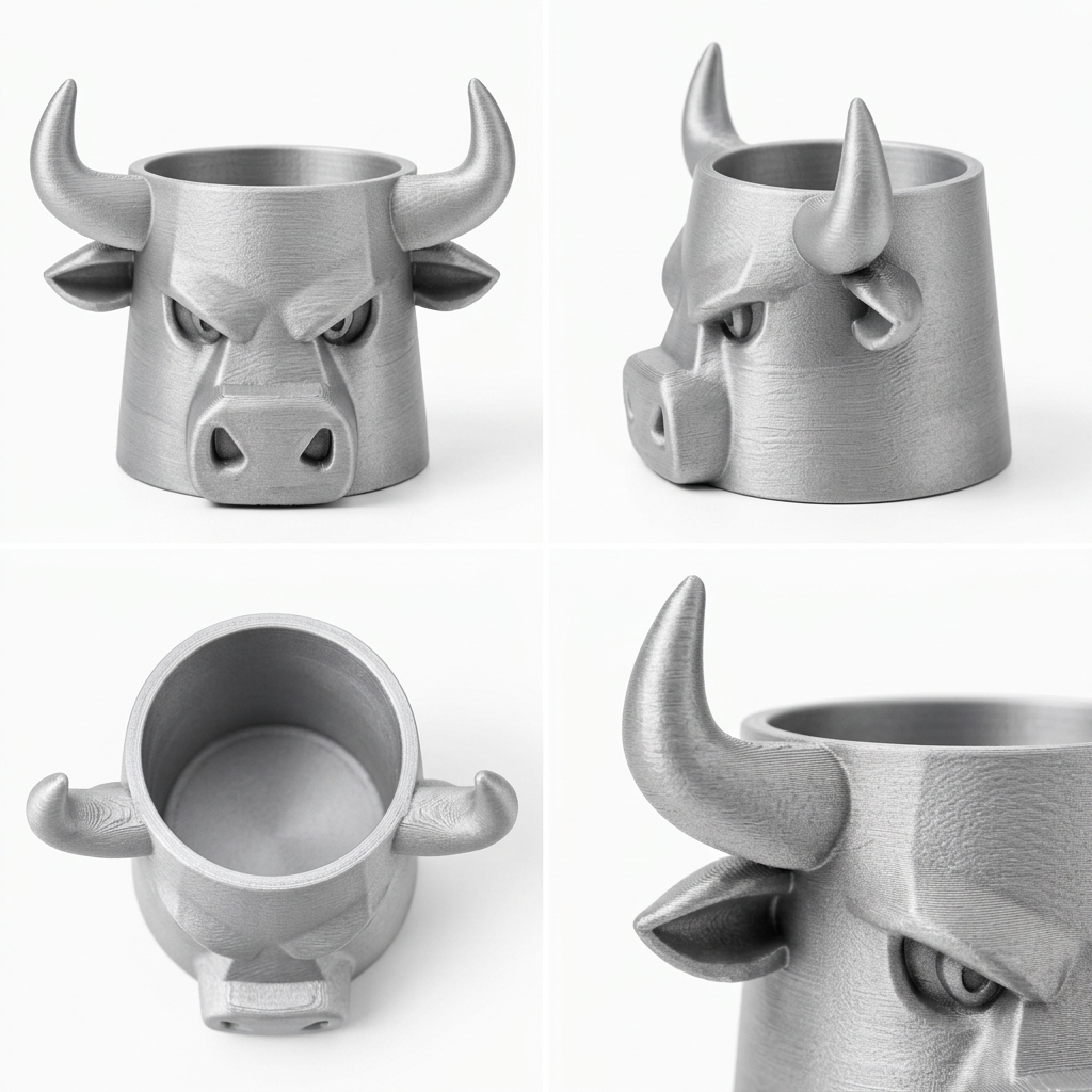 3D Printed Angry Bull Organizer