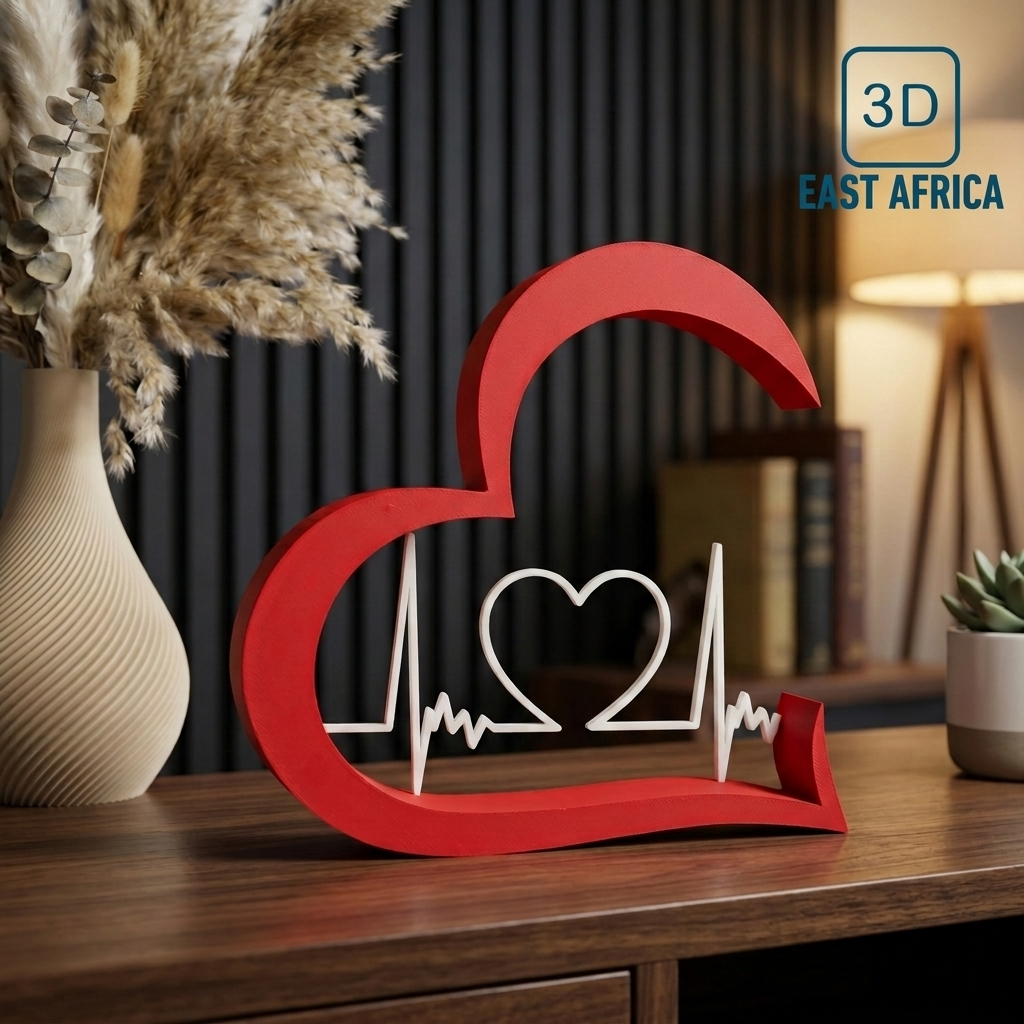 3D Printed Heart Stand