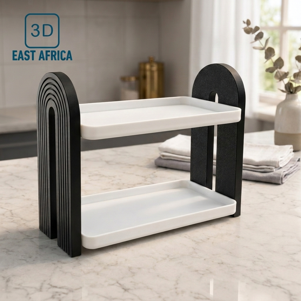 3D Printed Premium 2 Tier Arch Style Shelf