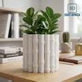 3D Printed Bamboo Plant Pot & Planter Vase