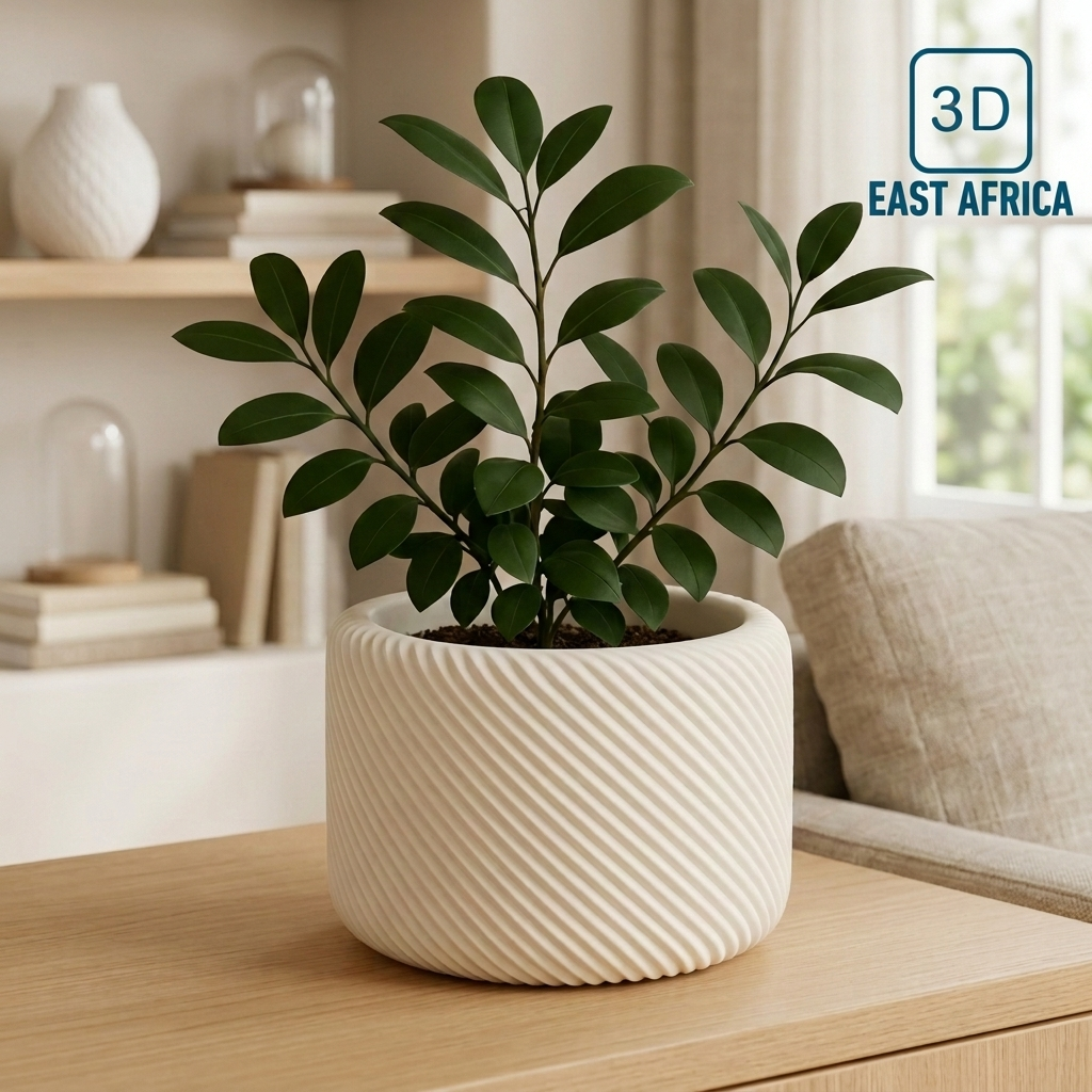 3D Printed Modern Claudia Planter & Botanical Plant Pot