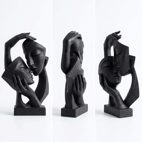 3D Printed Abstract Couple Sculpture