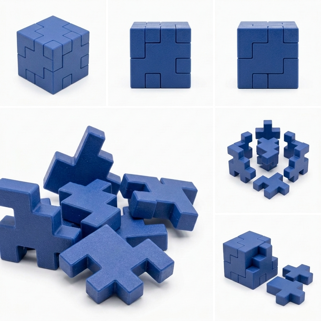 3D Printed Cube Puzzle