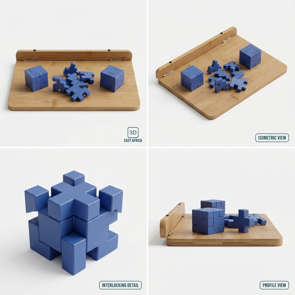 3D Printed Cube Puzzle