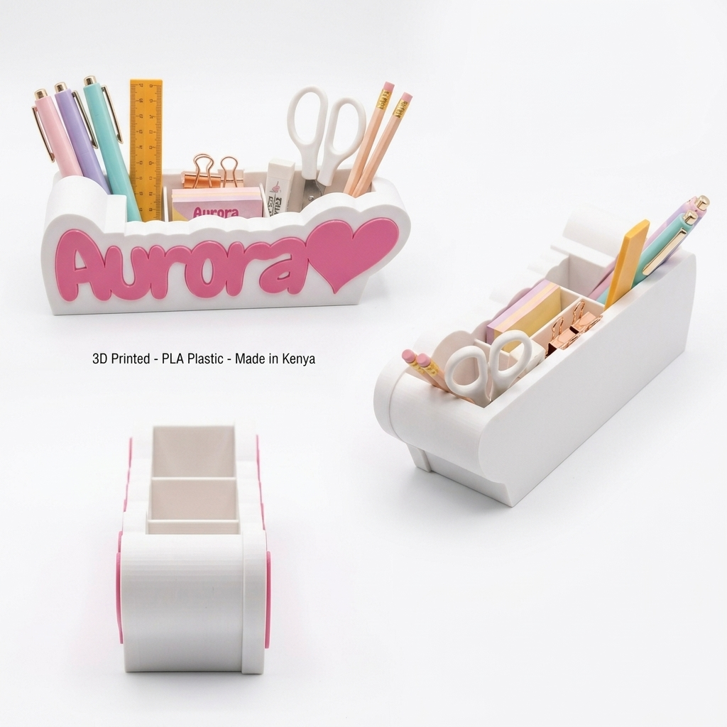 3D Printed Customizable Desk Organizer
