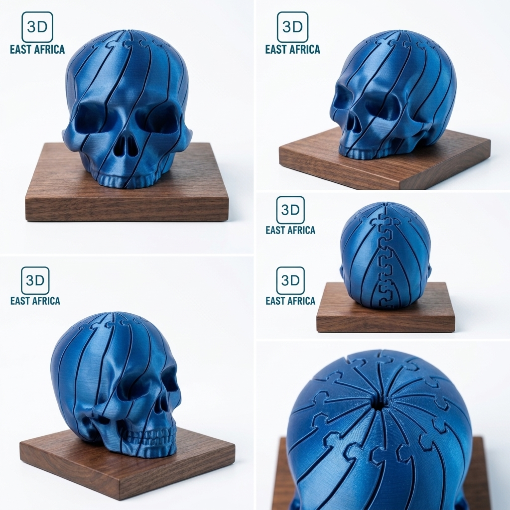 3D Printed Fidgeting Skull