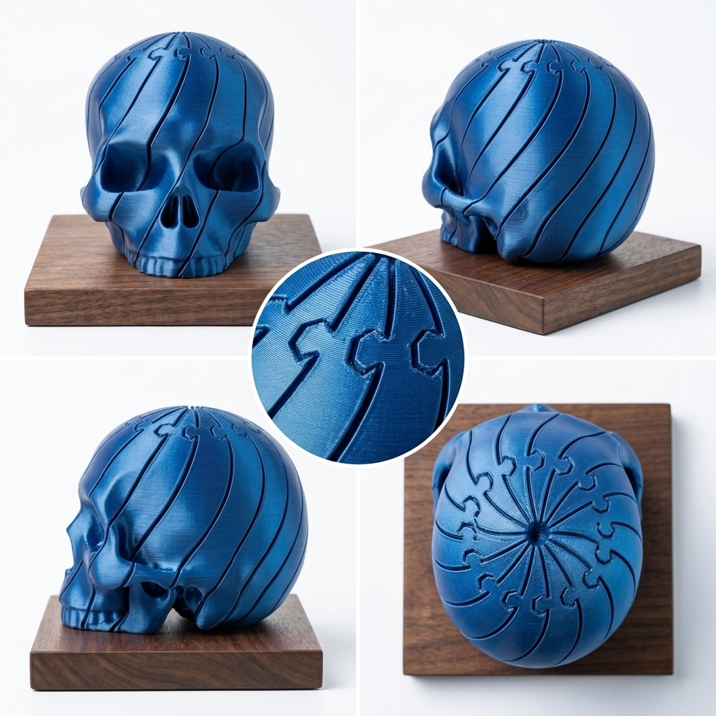 3D Printed Fidgeting Skull