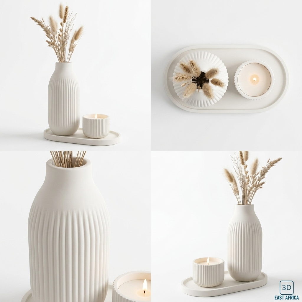 3D Printed Japandi Decoration Set
