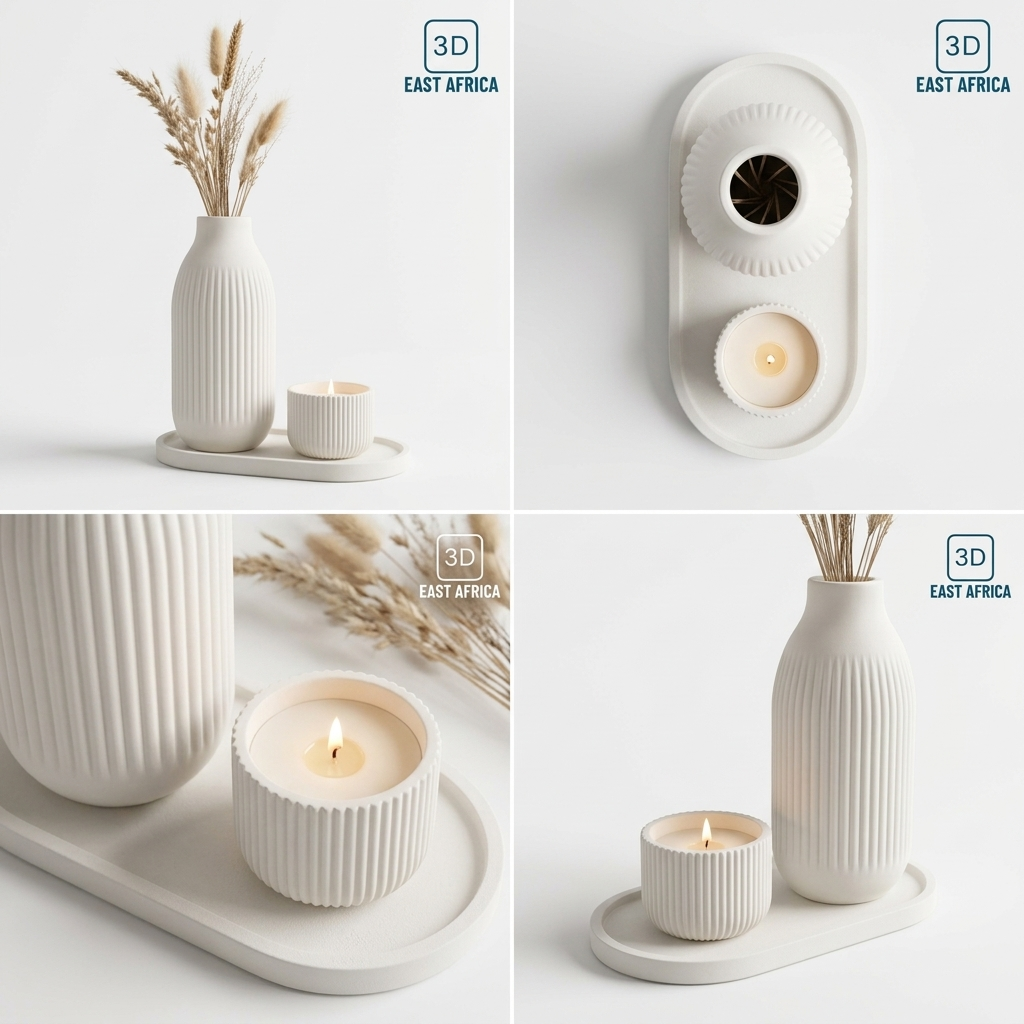 3D Printed Japandi Decoration Set