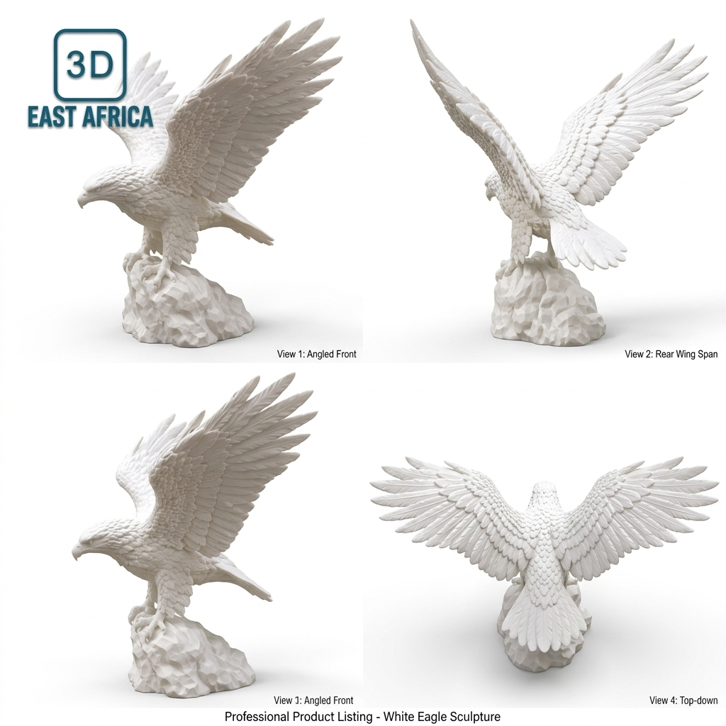 3D Printed Eagle Sculpture