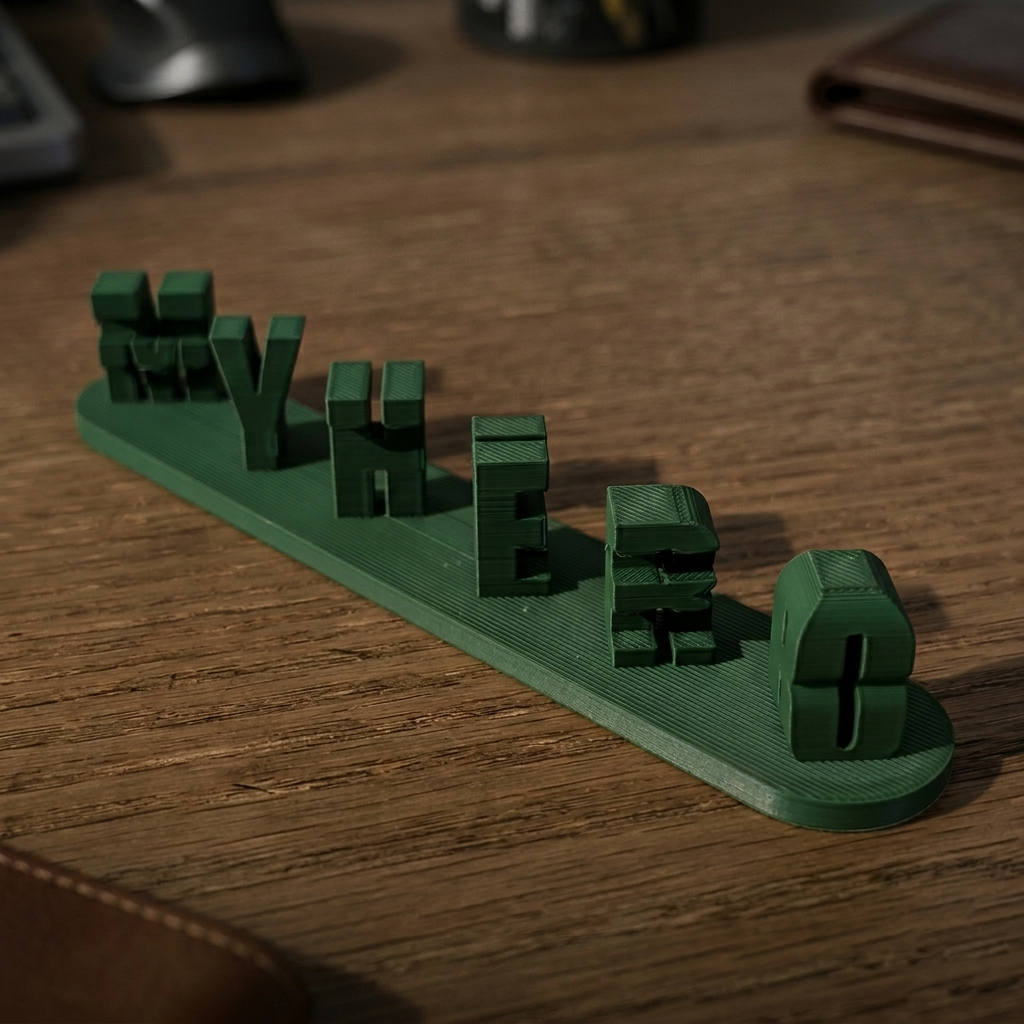 3D Printed Father My Hero Illusion