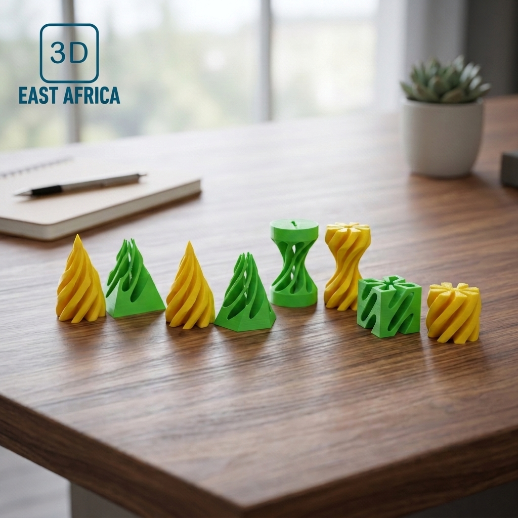 3D Printed Pack of 4 Fidget Set
