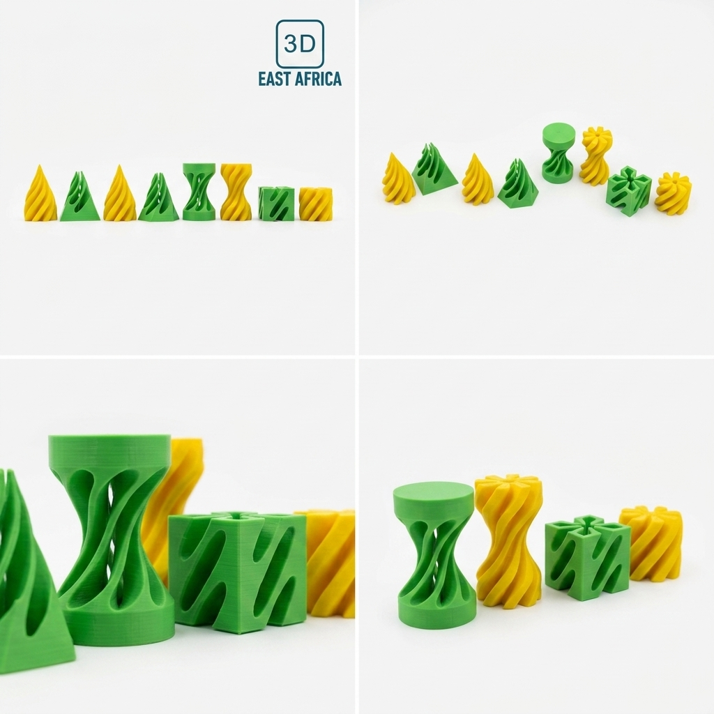 3D Printed Pack of 4 Fidget Set