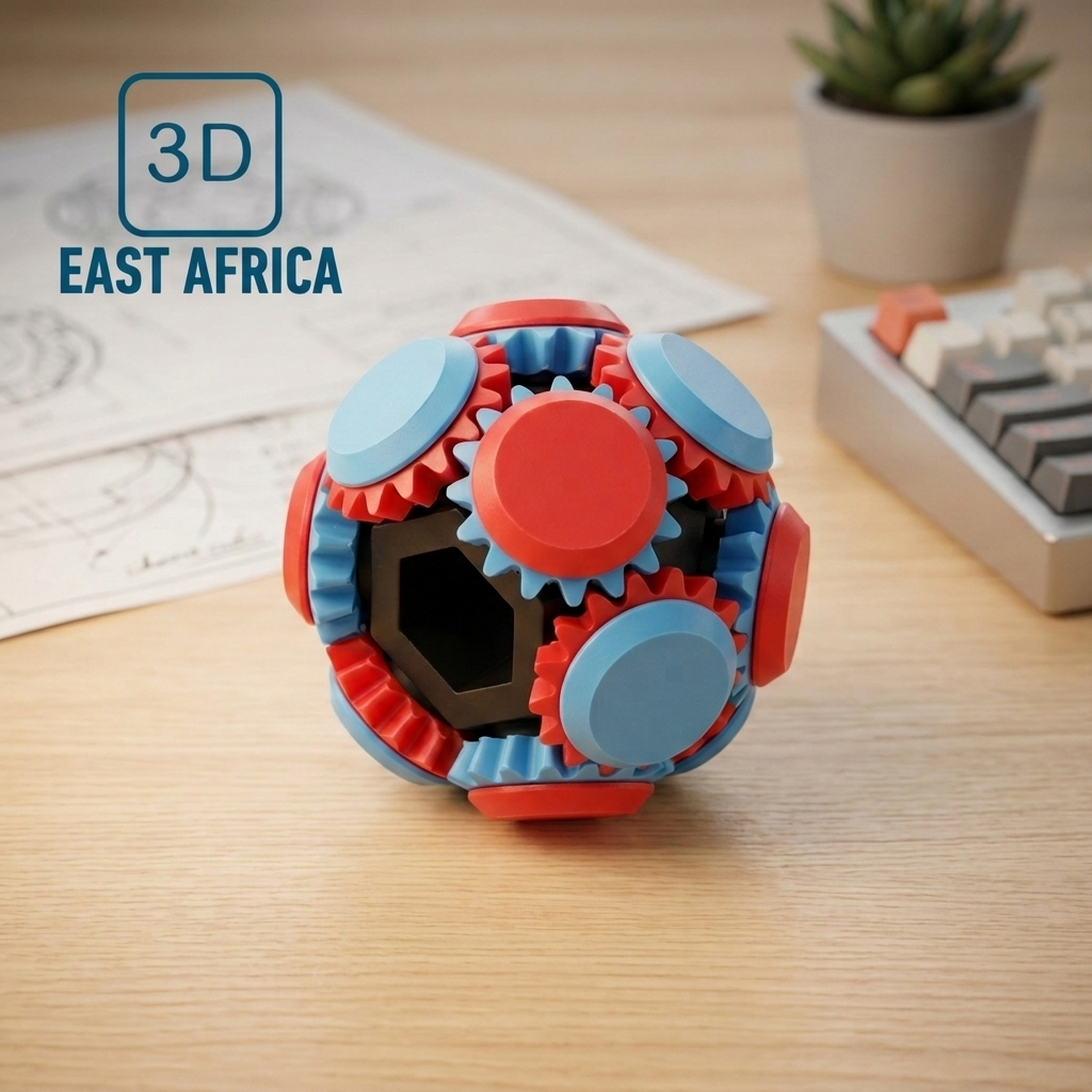 3D Printed Gear Fidget Toy