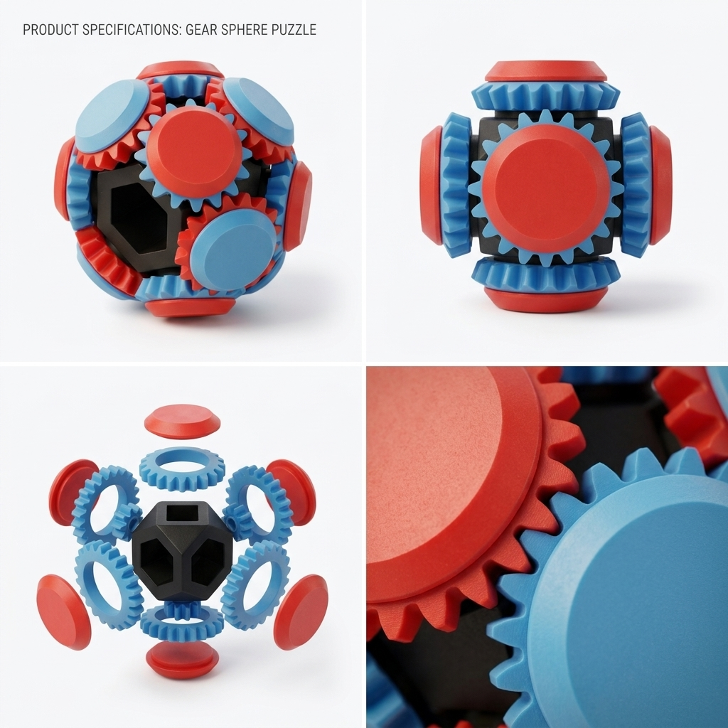 3D Printed Gear Fidget Toy