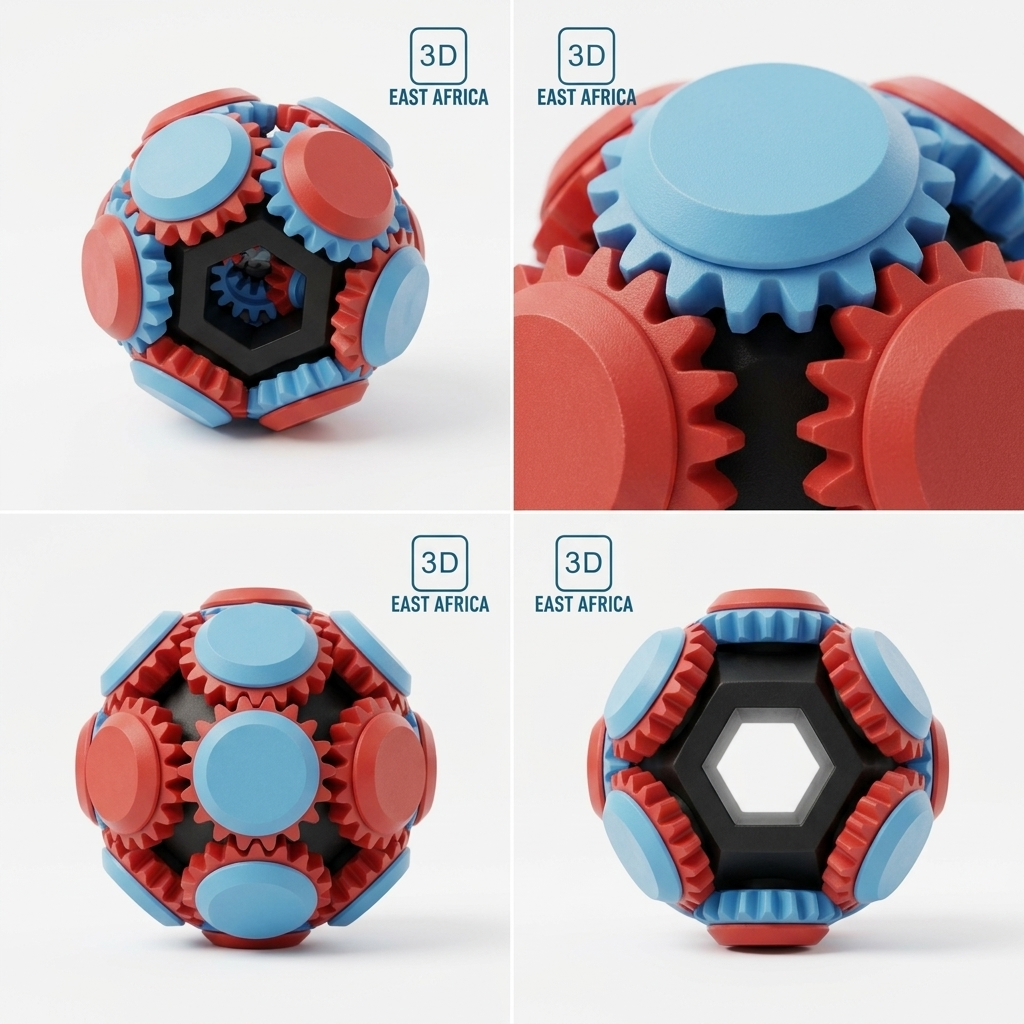3D Printed Gear Fidget Toy