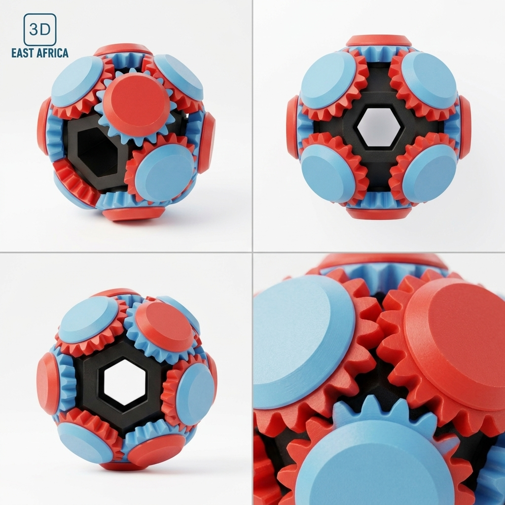 3D Printed Gear Fidget Toy