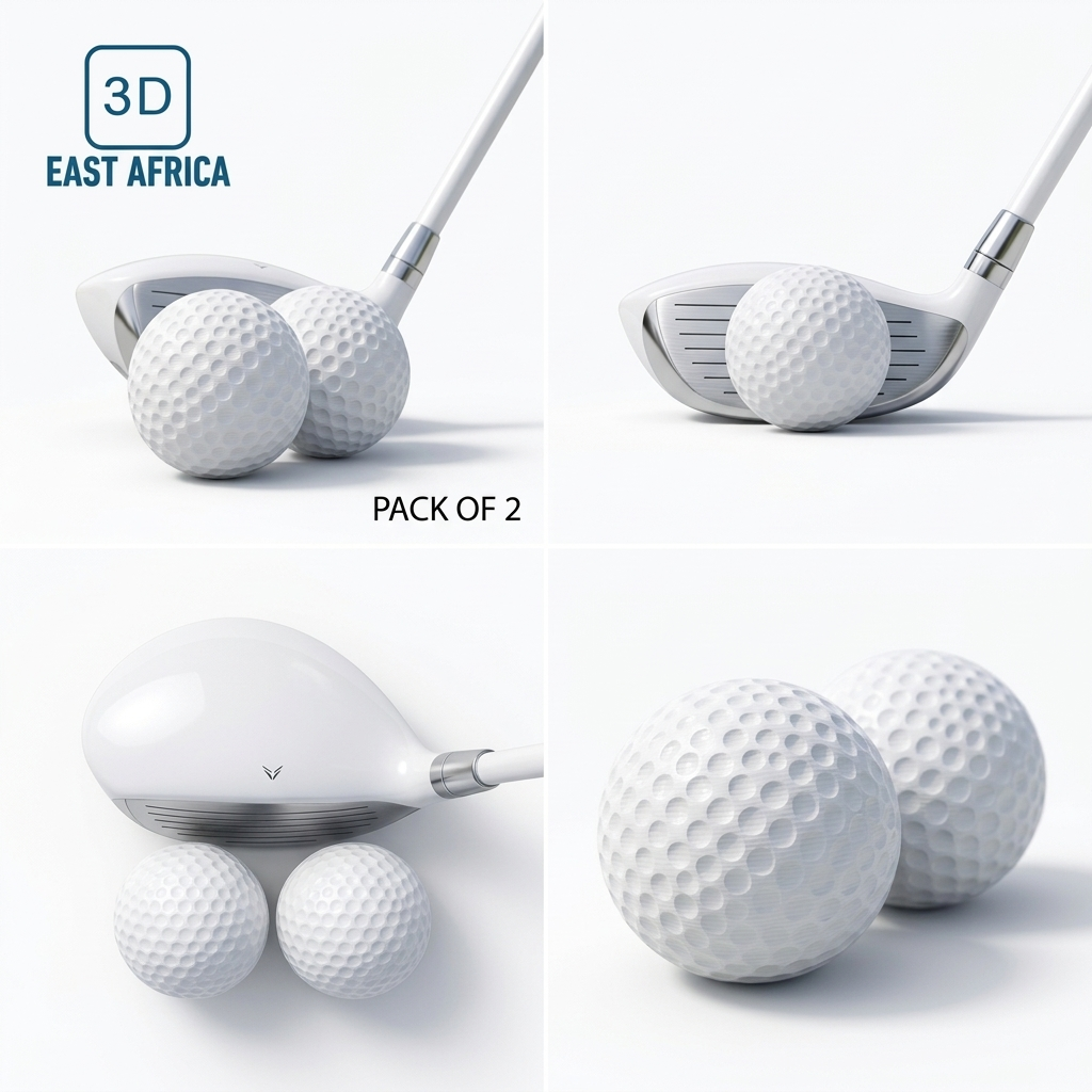 3D Printed Golf Ball – Pack of 2