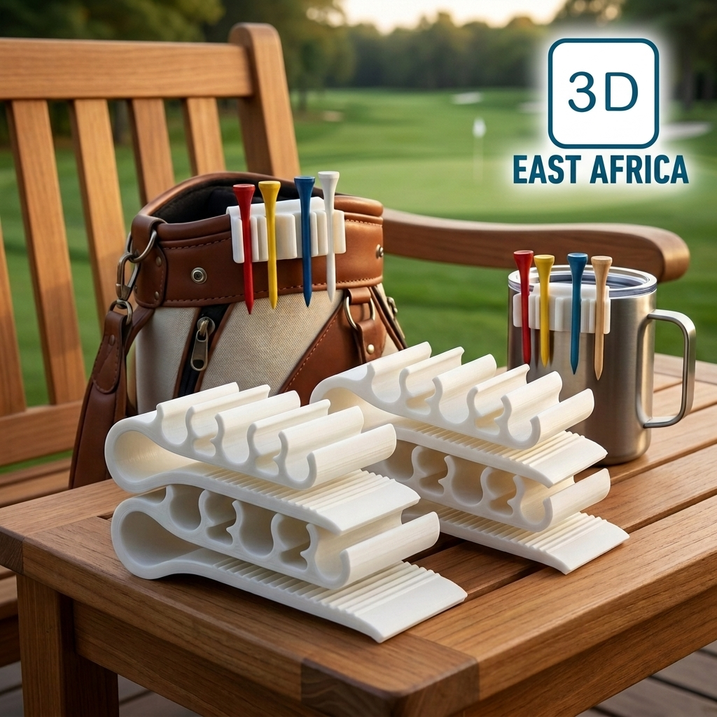 3D Printed Golf Tee Clip – Pack of 10