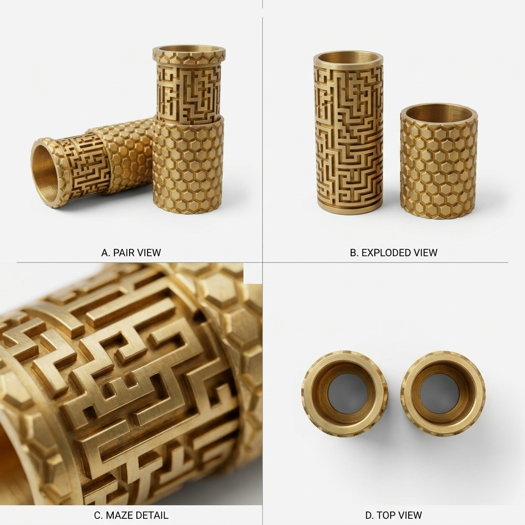 3D Printed Honey Comb Maze