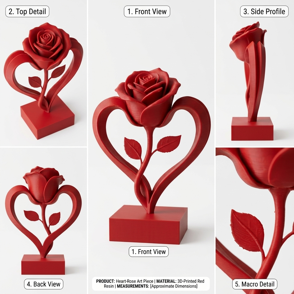 3D Printed Heart For Her