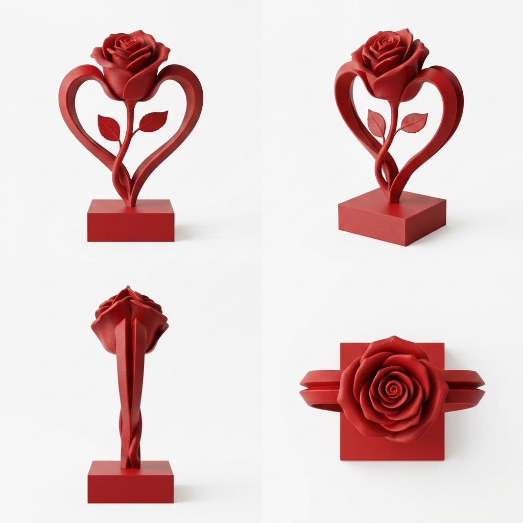 3D Printed Heart For Her