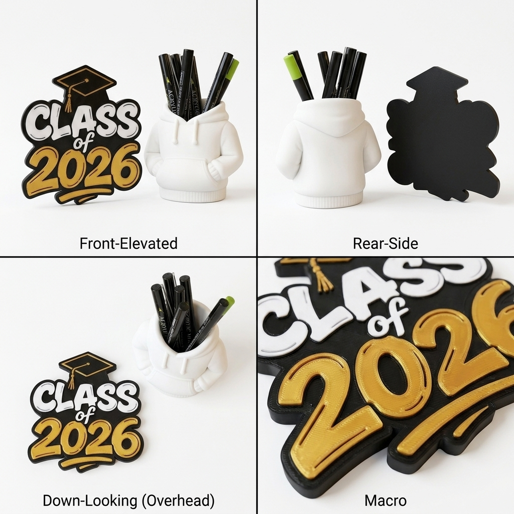 3D Printed Bundle of Hoodie and Class of 2026