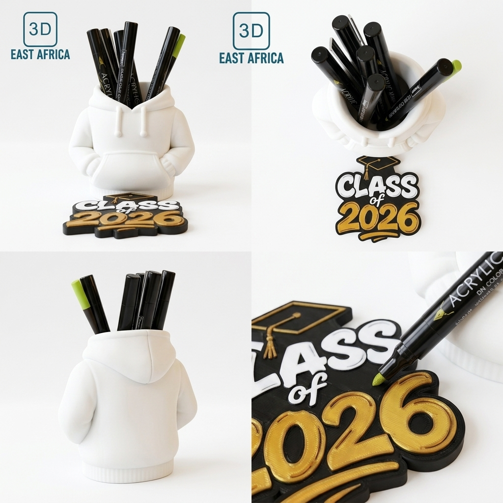 3D Printed Bundle of Hoodie and Class of 2026