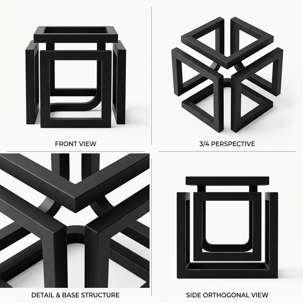 3D Printed Infinity Cube Desk Decor