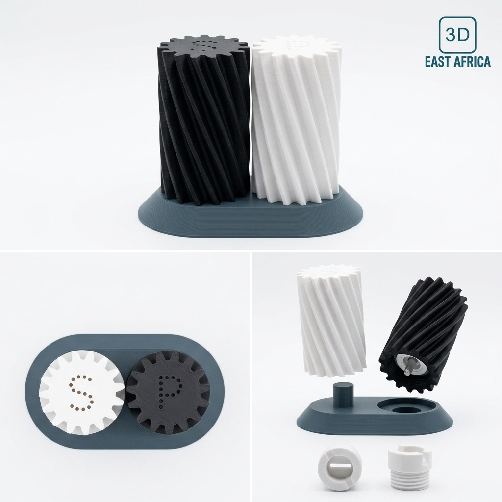 3D Printed Mechanical Salt and Pepper Shaker