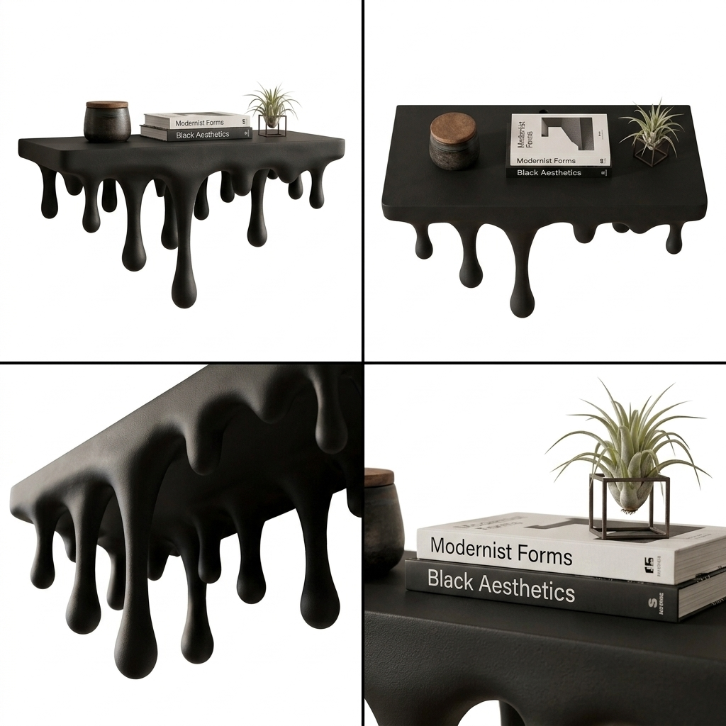 3D Printed Melting Wall Shelf