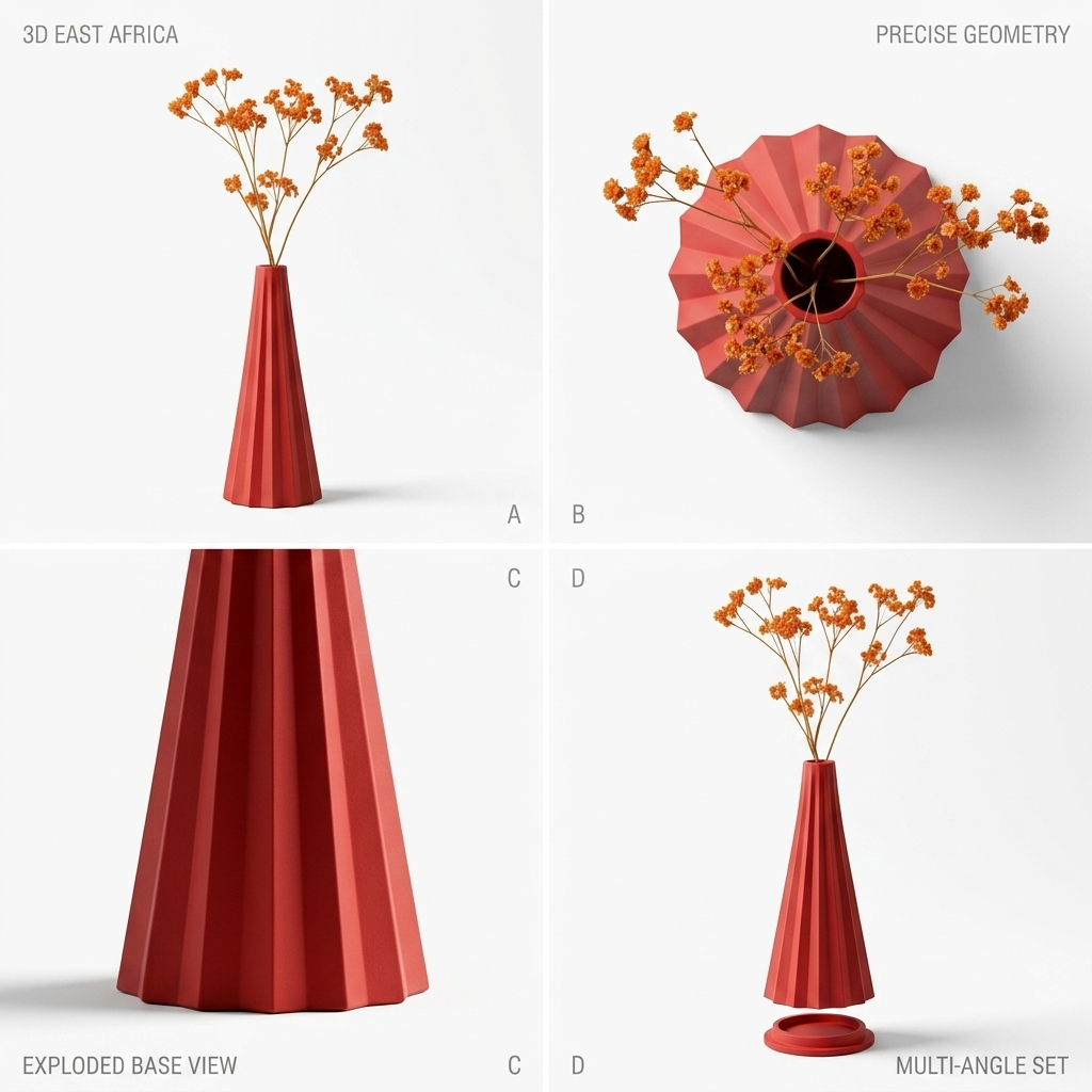 3D Printed Minimalistic Vase