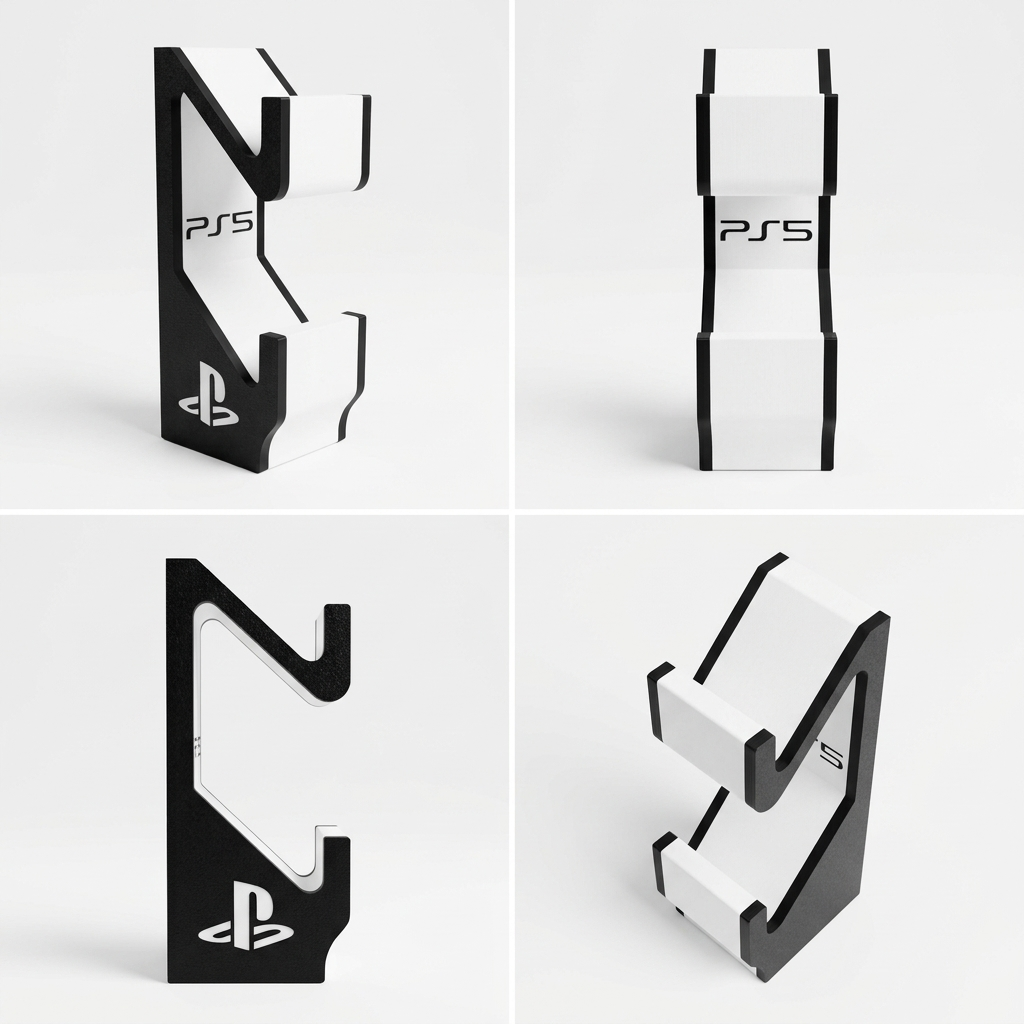 3D Printed Premium Dual PS5 Controller Holder