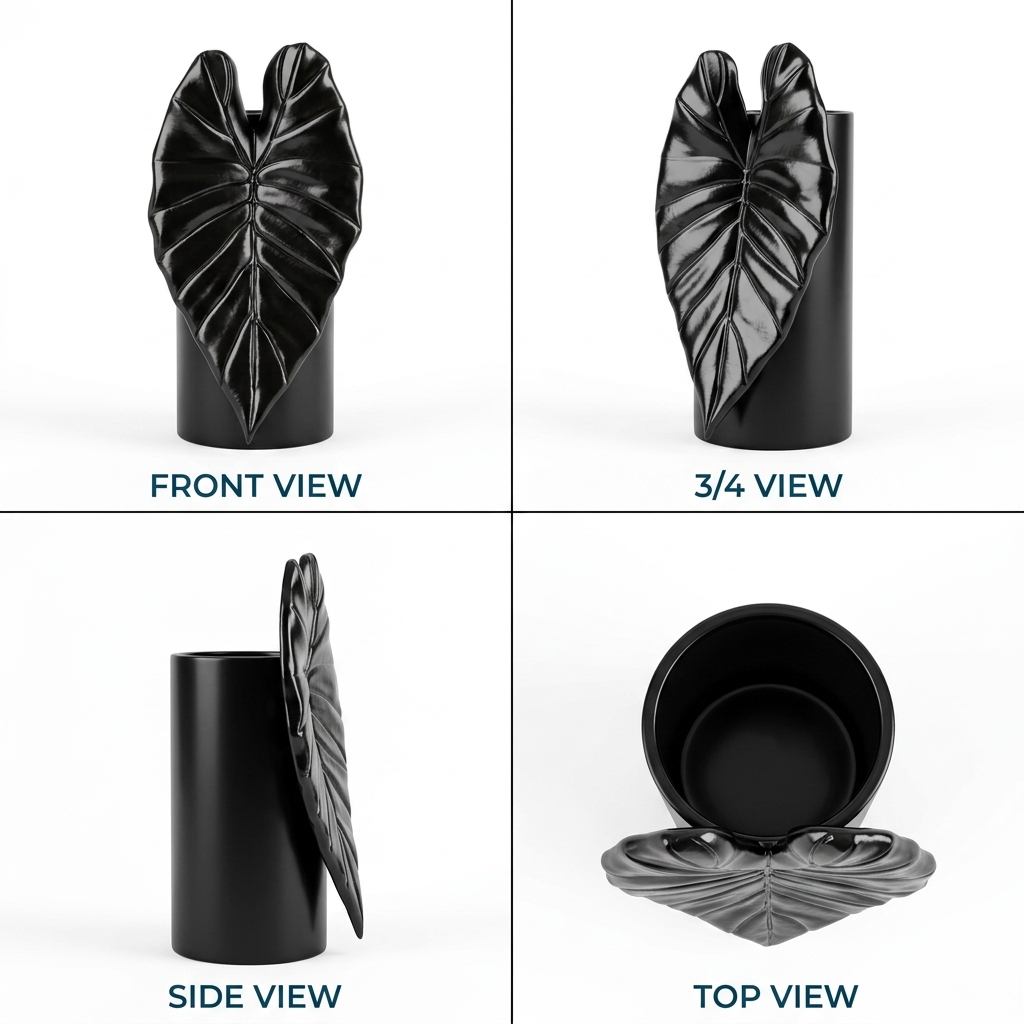 3D Printed Regal Shield Pot