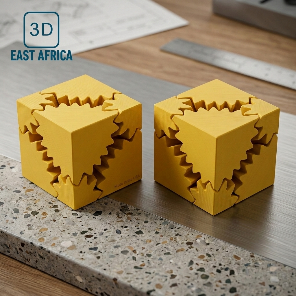 3D Printed Revolving Cube