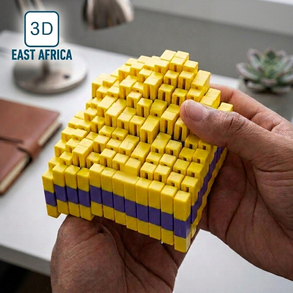 3D Printed Solid Slime 10x10