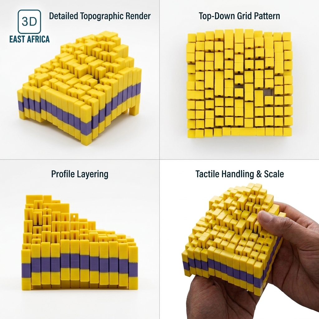 3D Printed Solid Slime 10x10