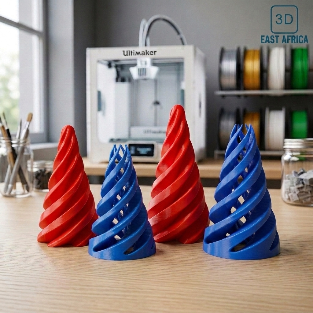 3D Printed Spiral Cone FIdget