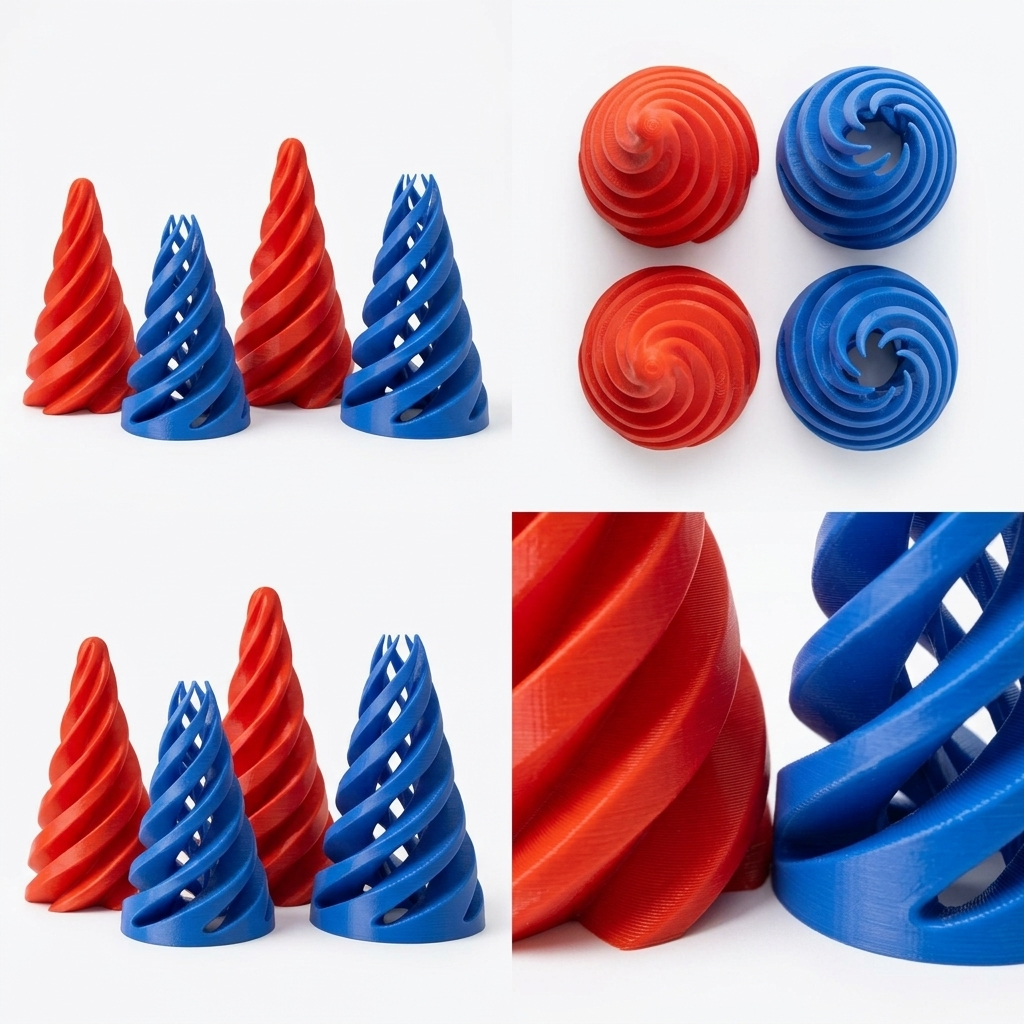 3D Printed Spiral Cone FIdget