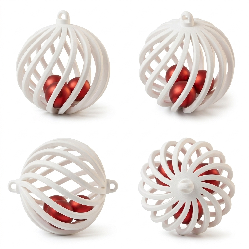 3D Printed Spiral Ornament