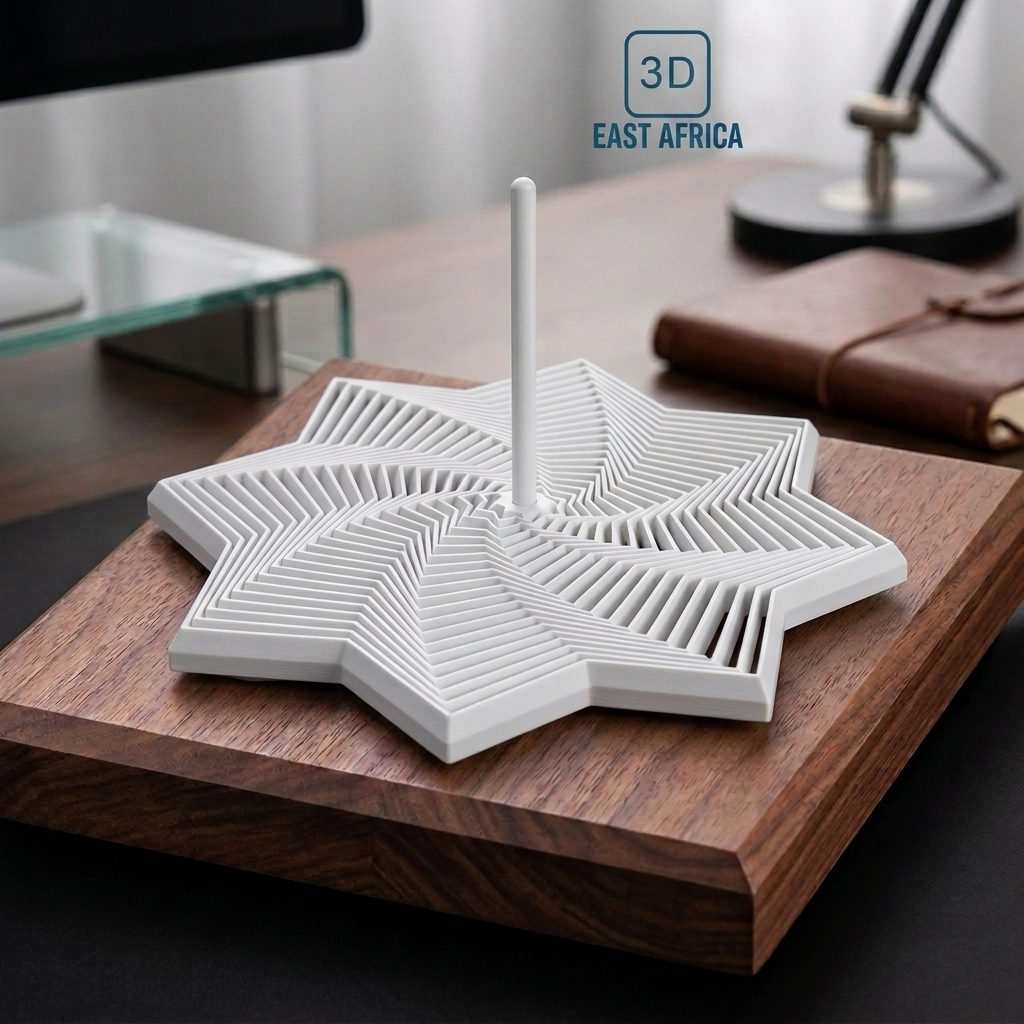 3D Printed Spiral Star