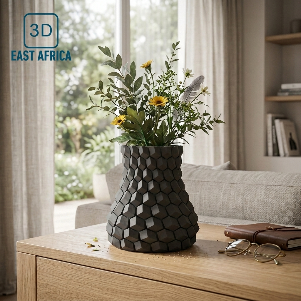 3D Printed Premium Honey Comb Vase